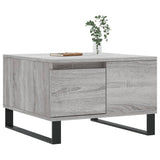 Coffee Table Grey Sonoma 55x55x36.5 cm Engineered Wood 830770