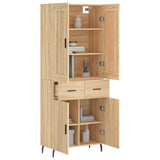 Highboard Sonoma Oak 69.5x34x180 cm Engineered Wood 3199892