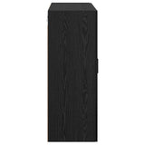 Wall-Mounted Cabinet 2 pcs Black Oak 69.5 x 34 x 90 cm 3394508