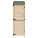 Garden Shed Natural 59.5 x 56 x 176.5 cm Solid Fir Wood 42033444
