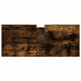 Bathroom Cabinet Smoked Oak 80x33x60 cm Engineered Wood 831657