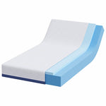 Mattress White and Blue 90 x 190 cm Gel Memory Foam 4106337