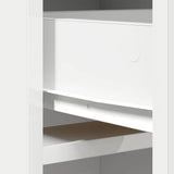Highboard with Drawer White 40 x 40.5 x 135 cm Engineered Wood 865073
