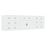 Sideboards 3 pcs White Engineered Wood 3185423
