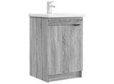 Bathroom Vanity with Sink Grey Sonoma 42 x 40 x 84.5 cm 890090