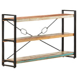 3-Tier Bookcase 140x30x80 cm Solid Reclaimed Wood 320633