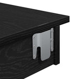 Wall Bar Table Black Oak 102 x 45 x 103.5 cm Engineered Wood 862748
