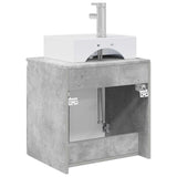 Wall-Mounted Sink Vanity Concrete Grey 49.5 x 41 x 62.5 cm 890415