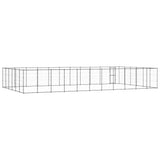 Outdoor Dog Kennel Steel 79.86 m 3082327