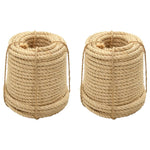 Sisal Ropes 2 pcs 12 mm 250 m 3196227
