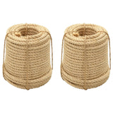 Sisal Ropes 2 pcs 12 mm 250 m 3196227