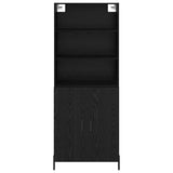 Highboard Black Oak 69.5 x 34 x 180 cm Engineered Wood 3416085