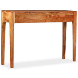 244957 Console Table Solid Wood 118x30x80 cm