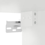 Highboard White 34.5x34x180 cm Engineered Wood 3198969
