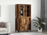Highboard 2 pcs Old wood Engineered Wood 3394587
