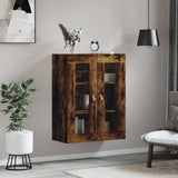 Wall Mounted Cabinet Smoked Oak 69.5x34x90 cm 828457