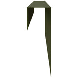 Garden Cover Profile 10 pcs 100 x 5 x 15 cm Steel Olive Green 8012941