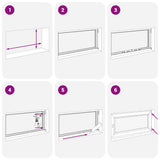 Basement Window "RISOR" 90x70 cm Tilt&Turn DIN Left White 4108319
