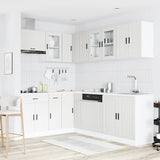 11 Piece Kitchen Cabinet Set "Porto" White Engineered Wood 3314901