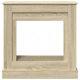 Fireplace Surround Sonoma Oak 90x30x90 cm Engineered Wood 854591
