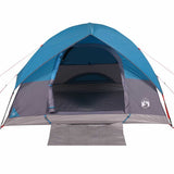 Family Tent Dome 6-Person Blue Waterproof 94704