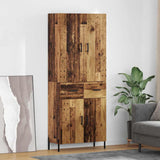 Highboard Old Wood 69.5 x 34 x 180 cm Engineered Wood 3415642