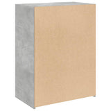 Sideboard Concrete Grey 70x41x93 cm Engineered Wood 846372
