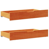 Bed frame without Mattress Wax Brown 180x200 cm Super King Solid Wood Pine 3309031