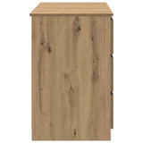 Writing Desk Artisan Oak 140x50x77 cm Engineered Wood 855961