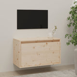 Wall Cabinet 60x30x35 cm Solid Pinewood 813445