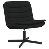 Swivel Chair Black 63 x 75 x 76 cm Fabric 42007352