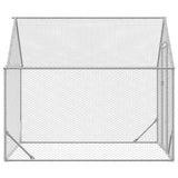 Chicken Cage Silver 200 x 170 x 177 cm Galvanised Steel 42023409