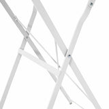 Bistro Table Folding White 50 x 71 cm Powder-coated Steel 42002962