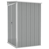 Wall-mounted Garden Shed Grey 118x100x178 cm Galvanised Steel 316218