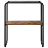 Console Table Smoked Oak 100 x 42.5 x 70 cm Engineered Wood 8007523