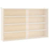 Wooden Collector's Display Case with Doors 60x8.5x37cm 4017386