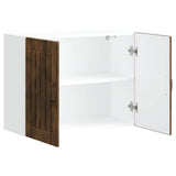 Kitchen Wall Cabinet Lucca Smoked Oak Engineered Wood 853832