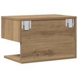 Wall-mounted Bedside Cabinet Artisian Oak 856822