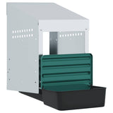 Chicken Nesting Box 1 Compartment Wall-Mounted Galvanised Steel 4104890