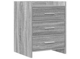 Bedside Tables Grey Sonoma 40 x 36 x 70 cm Engineered Wood 8011032