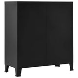 Storage Chest Black Steel Standard Storage Chest Rectangular 145356