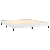 Bed Frame without Mattress White 152x203 cm Queen Faux Leather 346935