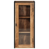 Bathroom Wall Cabinet 40x30x90 cm Solid Wood Acacia and Iron 372745
