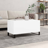 Coffee Table White 90x44.5x45 cm Engineered Wood 830980