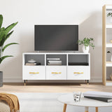 TV Cabinet White 102x36x50 cm Engineered Wood 829012