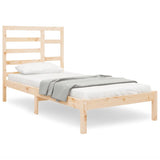 Bed Frame without Mattress Solid Wood 75x190 cm Small Single Small Single 3105755