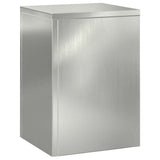 Plant Stand 2 pcs Silver 24 x 24 x 35 cm Galvanised steel 865811