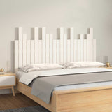 Wall Headboard White 146.5x3x80 cm Solid Wood Pine 824794