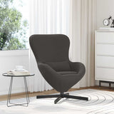 Egg Chair Dark Grey 63 x 73 x 90 cm Fabric 42002771