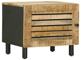 Bedside Table Natural 40 x 33 x 46 cm Solid Mango Wood 4018840
